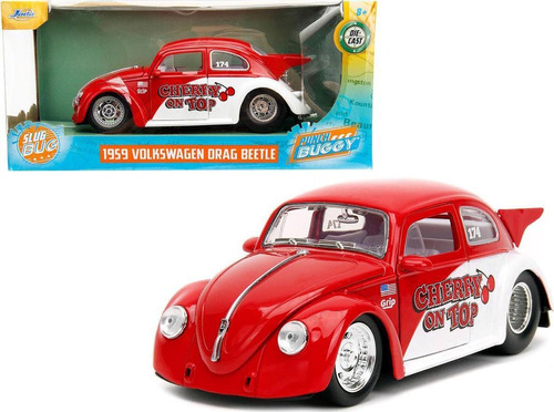 1:24 Volkswagen Beetle 1959 Fusca Jada Novo Barateirominis