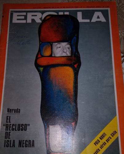 Revista Ercilla N° 1777, 9 Al 13 De Julio 1969 J