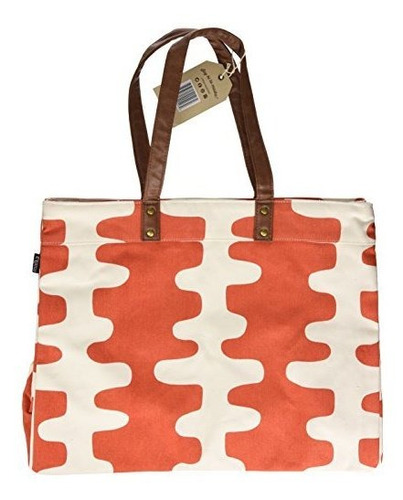 Maika Carryall Tote Bag, Echo Tangerine