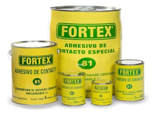 Adhesivo Contacto Fortex C 81  1 Litro