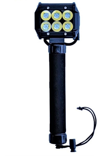 Lanterna Led Holofote De Mão Silibim Tático Sl1800bt