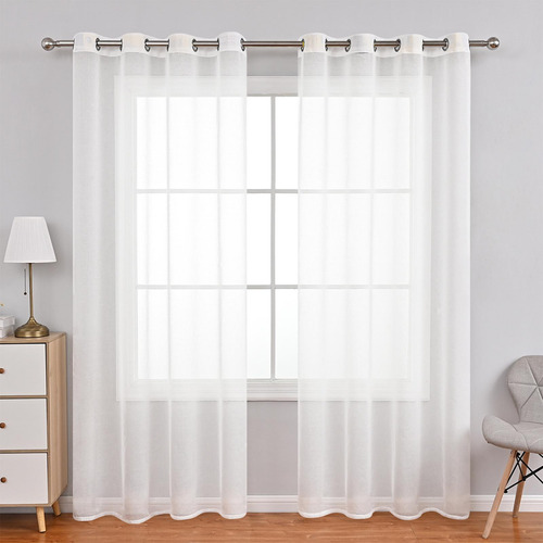 Cortinas Modernas De Gasa Para Ventana, Cortinas Para
