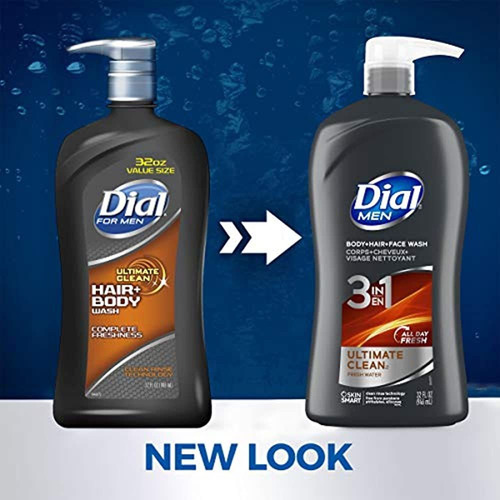 Imagen 2 de 5 de Dial Para El Lavado Del Cuerpo Del Cabello De Los Hombres, L
