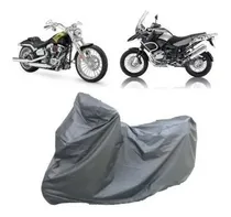 Comprar Forro Cobertor Impermeable Moto Resistente Al Agua-sol Gris