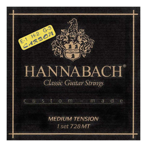 Encordado De Guitarra Clasica Hannabach 728 Mt