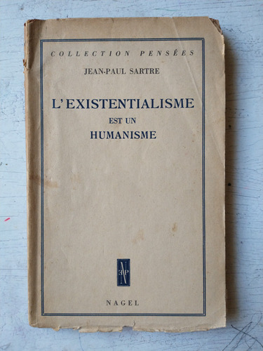 L'existentialisme Est Un Humanisme Jean-paul Sartre