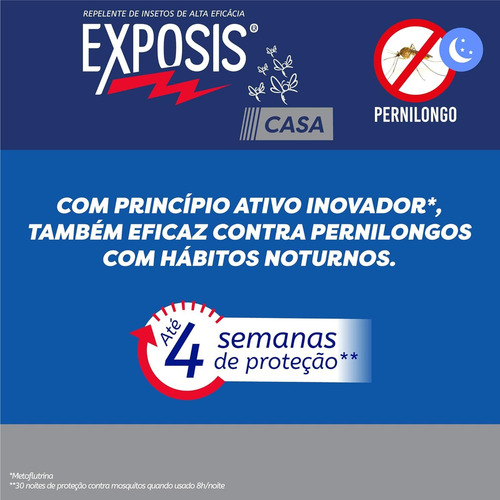 Exposis Casa Com Refil Repelente Elétrico De Insetos