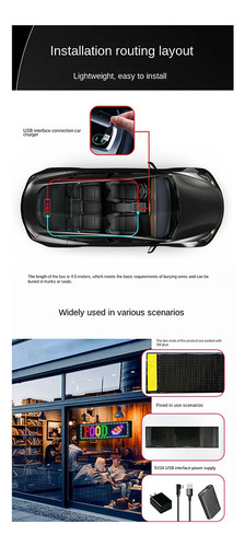 Panel Matricial Y2led, Pantalla Flexible Programable, Pantal