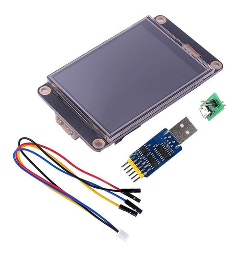 Nextion Módulo Adaptador Serie Nx8048k070 Hmi Lcd+ Cp2102 Us