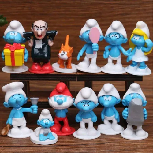 Colección figuras Pitufos Selváticos