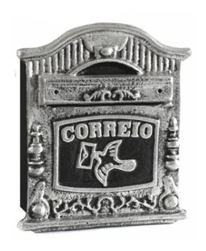 Caixa De Correio Cartas Colonial N.13 - Frente De Aluminio 