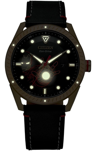 Imagen 5 de 6 de Citizen Marvel Tony Stark Black Dial Bm6992-09w ... Dcmstore