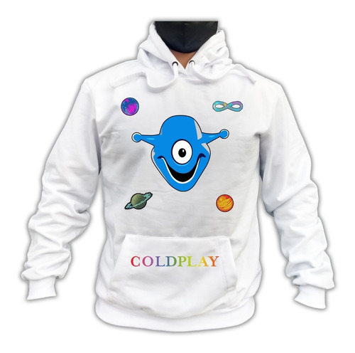 Sudadera De Coldplay Concierto Mots Alien Diseño Vectorizado