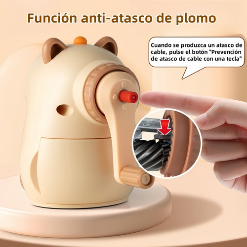 Sacapuntas Para Niños Con Forma De Capibara