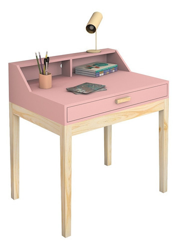 Mesa Para Quarto Infantil, Criança, Jovens Teens Teen Color Cor Rose