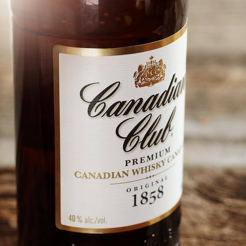 Imagen 2 de 8 de Whisky Canadian Club 750ml 40% Alc