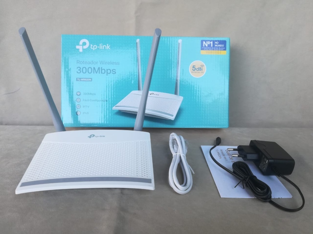 Roteador Tp Link 2 Antenas 300mbps Tl Wr820n P Fibrarádio Mercado Livre