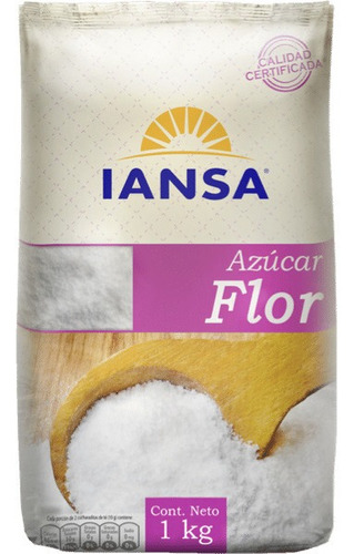 Azucar Flor Iansa 1 Kg (1 Unidades)-super