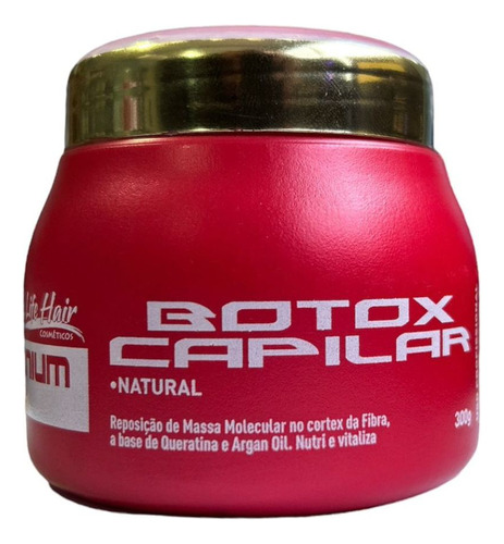 Botox Capilar Natural Titanium Life Hair 300g