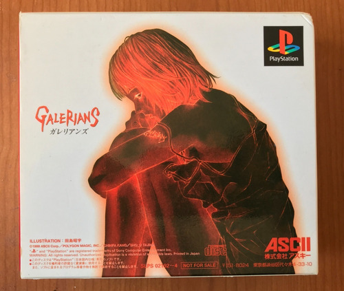 Galerians Box Ps1 Original Japonês (Usado)