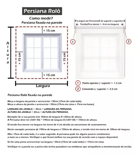 Qual Deve Ser o Tamanho da Persiana? - Loja Italian Persianas