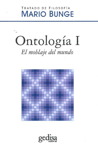 Libro Ontología I Vol 3 De Mario Bunge