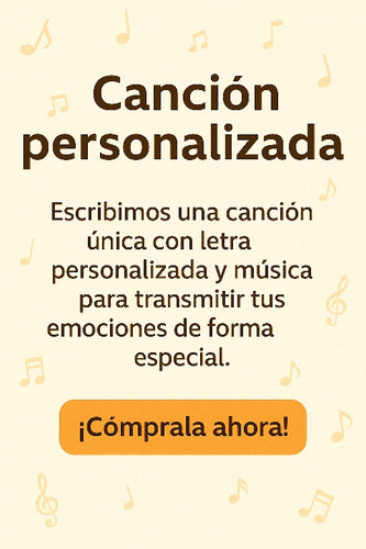 Canción Personalizada Regalá Emociones En Música ¡ideal