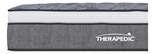 Colchón Queen Size Therapedic Heaven Ortopedic Foam Confort Color Gris