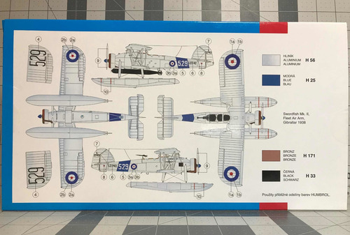 Kit Avião Fairey Swordfish 1:48 Smer Plastimodelo Revell