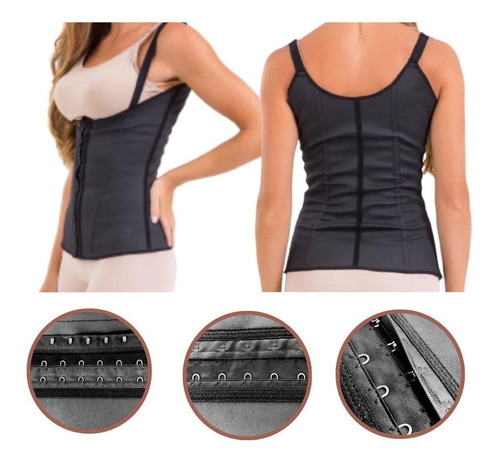 Corselet Body Shaper Modelador Cinta Abdominal Esbelt Ref458