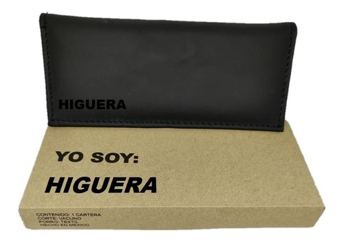 Cartera 100% Piel Dama Apellido Higuera En Caja