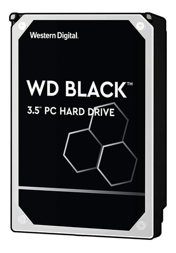Disco rígido interno Western Digital WD Black WD6003FZBX 6TB preto
