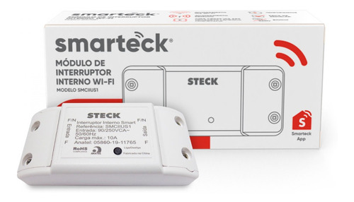 Módulo Interruptor Interno Smarteck Smciius1- Steck