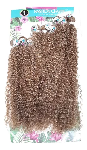 Cabelo Cacheado Bio Fibra Lindona Fashion Classic Longo Tela