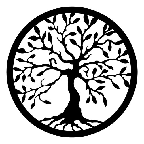 Cuadro Decorativo Árbol De La Vida Para Colgar Mdf