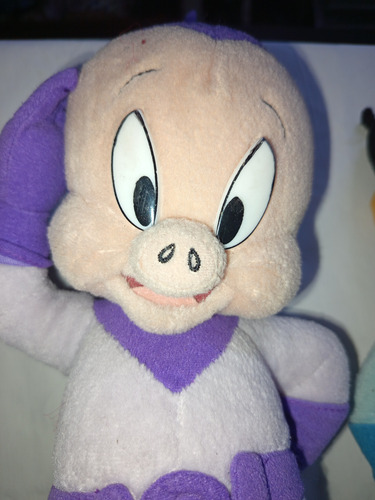 Peluches Pato Lucas Y Porku Duck Dodgers 40 Y 34 Cm Colecci Agua (Usado)