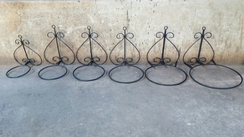 Imagen 5 de 12 de Porta Macetas De Fierro- Maceteros Fierro.