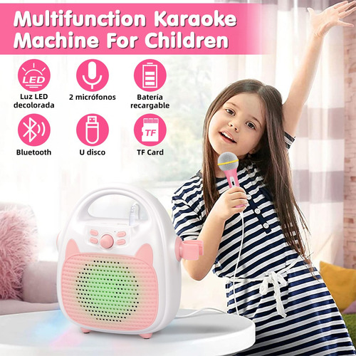 Máquina De Karaoke Para Niños, Bocina, Juguetes Para Color