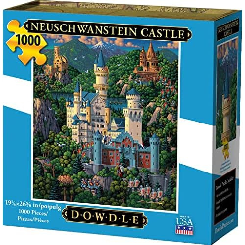 Rompecabezas Owle Castillo E Neuschwanstein E 1000 Piez...