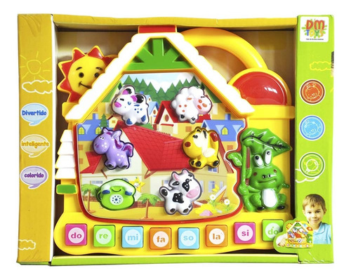 Imagem 2 de 4 de Brinquedo Educativo Infantil Paradise Casinha Com Luz E Som