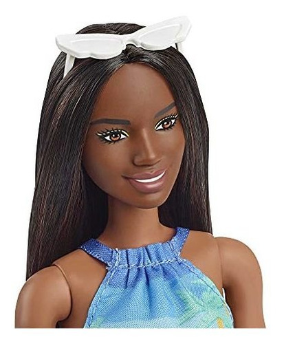 Boneca Com Tema Barbie Loves The Ocean Beach, Morena De 115