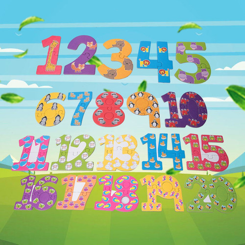Letras Puzzle Toy Números De Madeira Alfabeto Crianças Apren