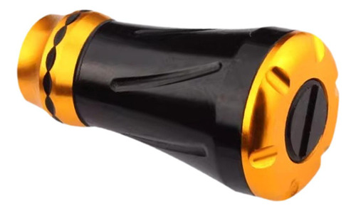 Perilla De Manija De Carrete De Pesca Negro Amarillo