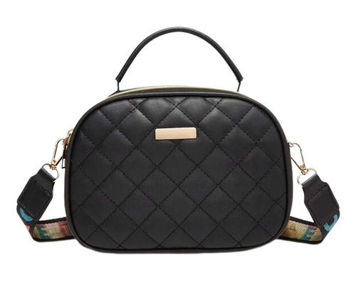 Bolso Bandolera Cartera Elegante Negro 