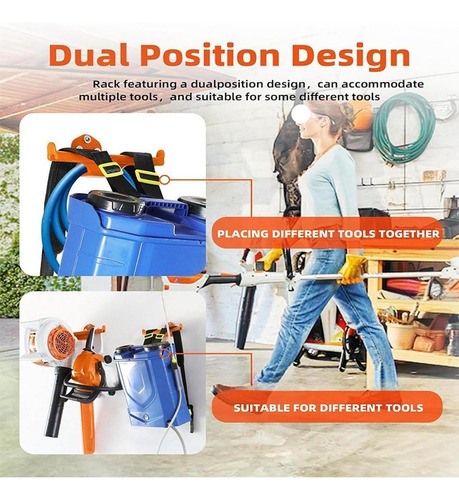 Colgador De Soplador De Hojas Para Mochila, Soporte 2 Piezas