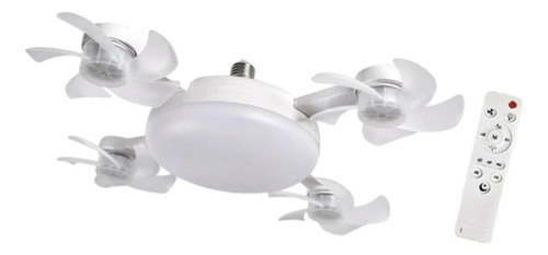 Luz De Ventilador De Techo Led 4 Cabezas De Ventilador 55cm