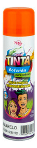 Tinta Colorida Temporária Para Cabelos Aeroflex 150ml Tom Amarelo