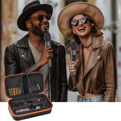 Funda Para Micrófono Inalámbrico Jbl, Rígida, Com Bolsa