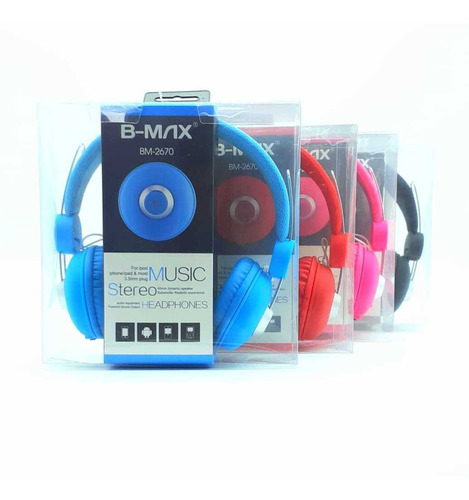 03 Fones De Ouvido Stereo Headset Com Microfone  Bm-2670