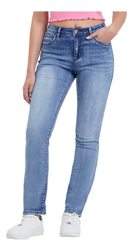 Jeans Mujer Flo Celeste Fashion's Park